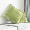 thumbnail image 3 of Sage Green Leaves Pillow Covers 26x26 Inch Decorative Throw Pillow Cover, Summer Botanical Pastoral Sofa Pillowcases Accent Cushion Case Home Decor Bedroom Living Room, 3 of 6