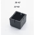 thumbnail image 1 of Tapas de silicona para patas de sillas, deslizadores para muebles, protección de silicona, almohadillas para patas de muebles, cubiertas para patas de sillas, protectores de cubiertas de mesa, 12 piezas, adecuado para patas de mesa rectangulares de 38 a 42 mm; 35-40 mm brillar Electrónica, 1 of 5