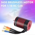 thumbnail image 3 of GTSKYTENRC 3650 Brushless Motor 4500KV Waterproof Motor for 1/10 RC Car Truck, 3 of 5
