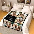 thumbnail image 5 of Picture Blankets Customized, 10 Photos Customized Blanket, Custom Picture Blankets, Gifts for Sister Dad Mom Daughter Son A Blankets, 5 of 5