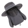 thumbnail image 3 of Gorra De Protección Solar UPF 50+, Sombrero De Pesca De Ala Ancha Con Cubierta Extraíble Para Solapa De Cuello Y Cara Para Exteriores, 3 of 8