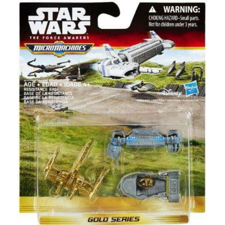 Star Wars Micro Machines Gold Series Resistance Base Vehicle 3-Pack