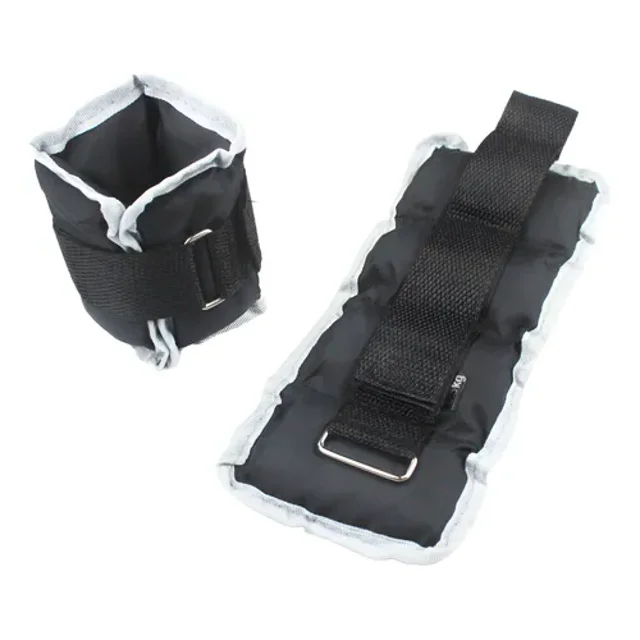 1 Par De Polainas De 0.5 kg Para Brazos Y Piernas Cardio Beat Negro