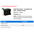 thumbnail image 2 of Radio Wire Harness - Compatible with 2005 - 2008 Mini Cooper 2006 2007, 2 of 2