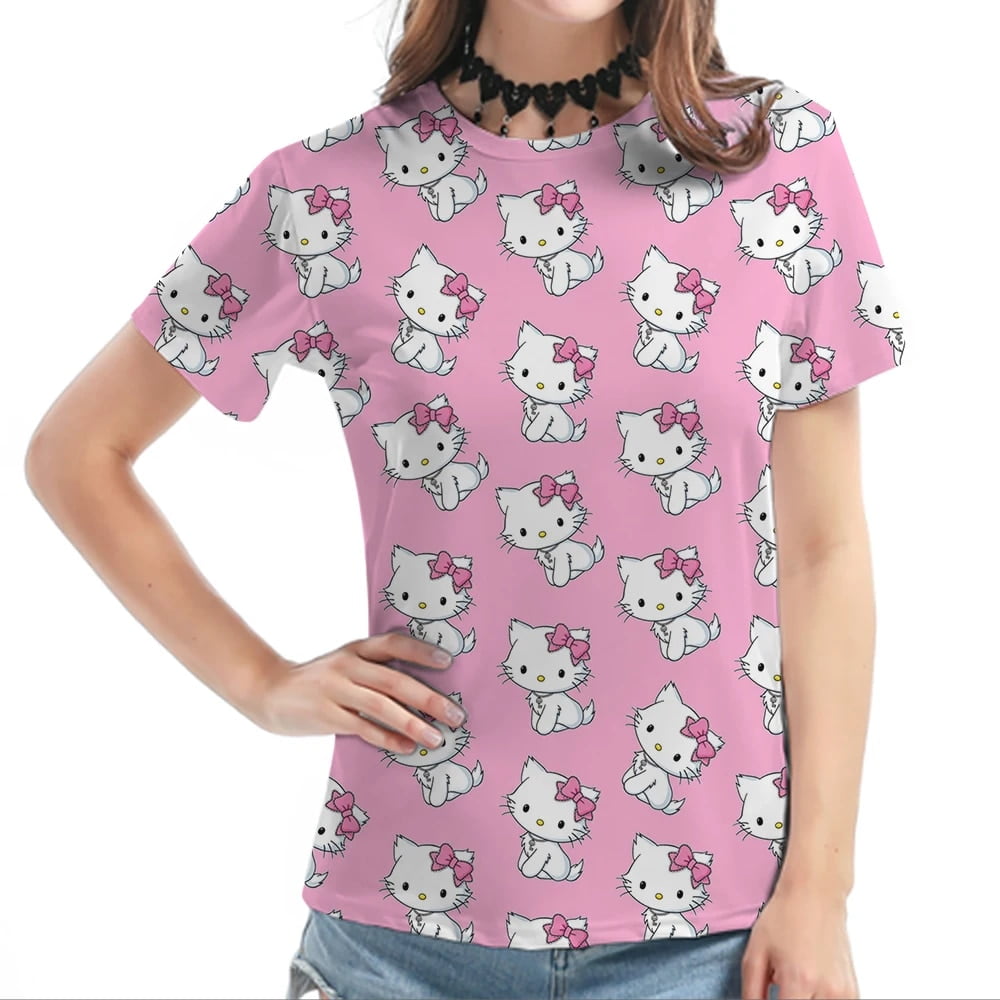 Summer Women's T Shirt For Ladies's Short Sleeve Tops Tees