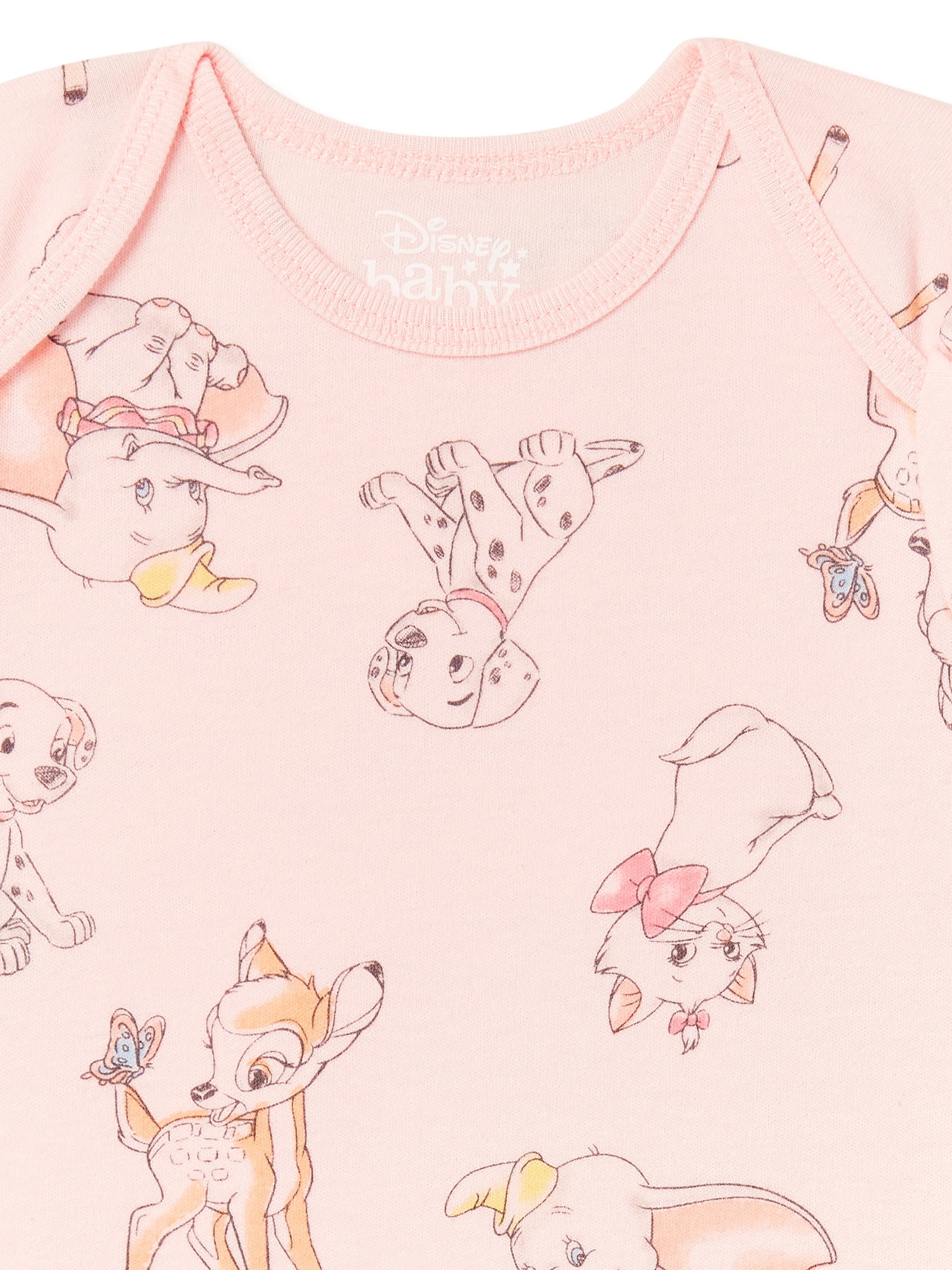 Disney Bambi Baby Girl Bodysuits, 3-Pack, Sizes 0/3-24 Months