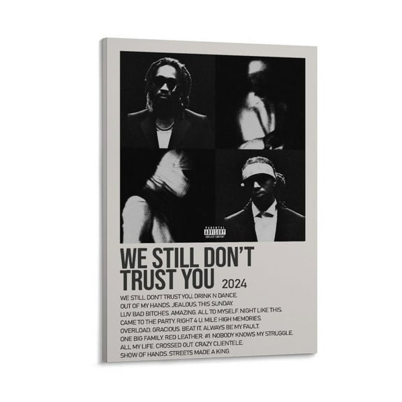 Future Poster Rapper Album Canvas Poster Art Poster Canvas Painting Decor Wall Print Photo Gifts Home Modern Decorative Posters 12x18inch(30x45cm)