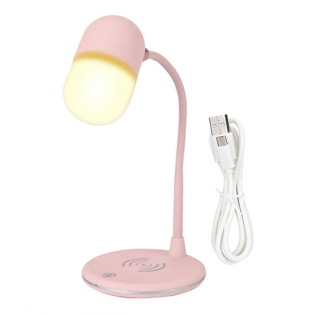 Smart Wireless Charging Bluetooth Flash Step Brightness Adjustment Mini Music Night Light -White