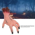 thumbnail image 5 of Haunted House Halloween Decorations Crawling Hand, Crawling Hand Halloween Automatic Crawl Battery Powered Lifelike Light Yellow Skin Color Scary Moving Hand for Costume Party, 5 of 9