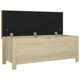 thumbnail image 2 of vidaXL Storage Box with Cushion Sonoma Oak 105x40x45 cm, 2 of 4