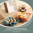 thumbnail image 5 of CRILSTYLEO 4Pcs Assorted Color Plastic Plates For Decorative And Practical Use In Home, 5 of 8