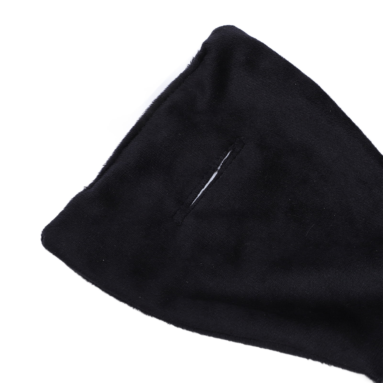 BIMZUC Weighted Eye Cover for Sleeping Light Blocking Soft Cold Compress Sleep Mask Deep Rest Black Ideal for Travel Meditation and Naps (30.3 inches / 77 cm)