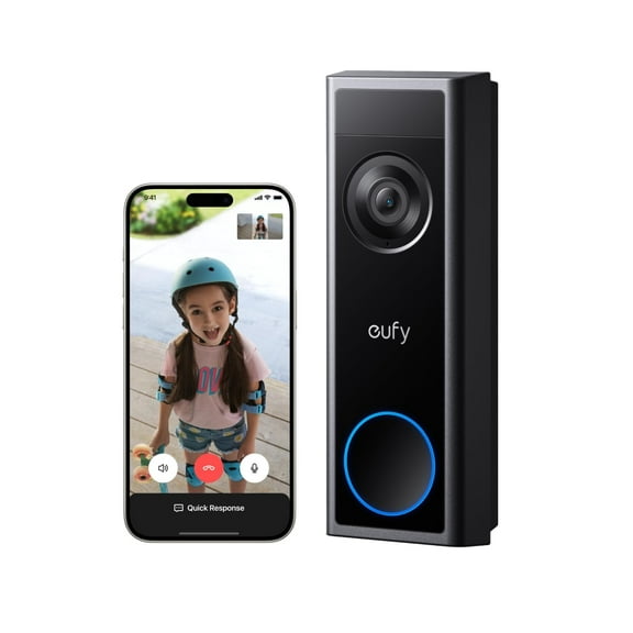 eufy Security Video Doorbell Camera C31, 2K FHD Battery or Hardwire Powered(16~24V)