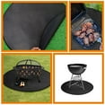 thumbnail image 3 of Tapis de Foyer Extérieur Coussin de Grill Barbecue Extérieur Réutilisable Tapis Rond Ignifuge, 3 of 6