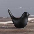 thumbnail image 2 of Ceramic Bird Sculpture Modern Desktop Decor Figurines Statue Ornaments GuanGuan, 2 of 4