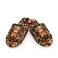 thumbnail image 2 of COEQINE Highland Cow Flower Slip On Slippers for Women Indoor, Winter Slippers Foldable Spa Slides Flannel House Shoes Open Toe Bedroom Shoes Machine Washable for Business Trip, 44-45, 2 of 7