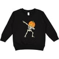 thumbnail image 2 of Inktastic Halloween Dabbing Great Pumpkin Skeleton Toddler Sweatshirt, 2 of 4