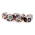 thumbnail image 2 of FanRoll/Metallic Dice Games Poly Set Antique Copper w/Black Enamel (7) New, 2 of 2