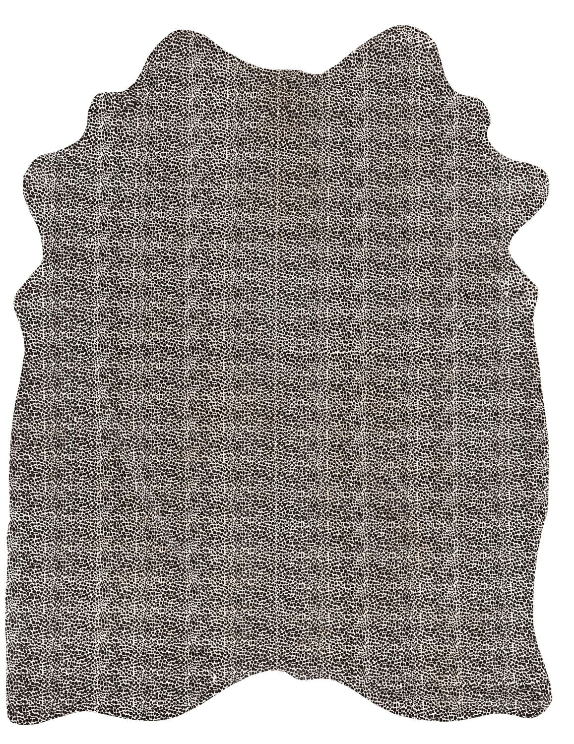 Tapis en Peau de Vache, Bringé Moyen - Pleine Peau