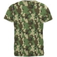 thumbnail image 2 of Green Woodland Camo All Over Mens T Shirt Multi LG, 2 of 2