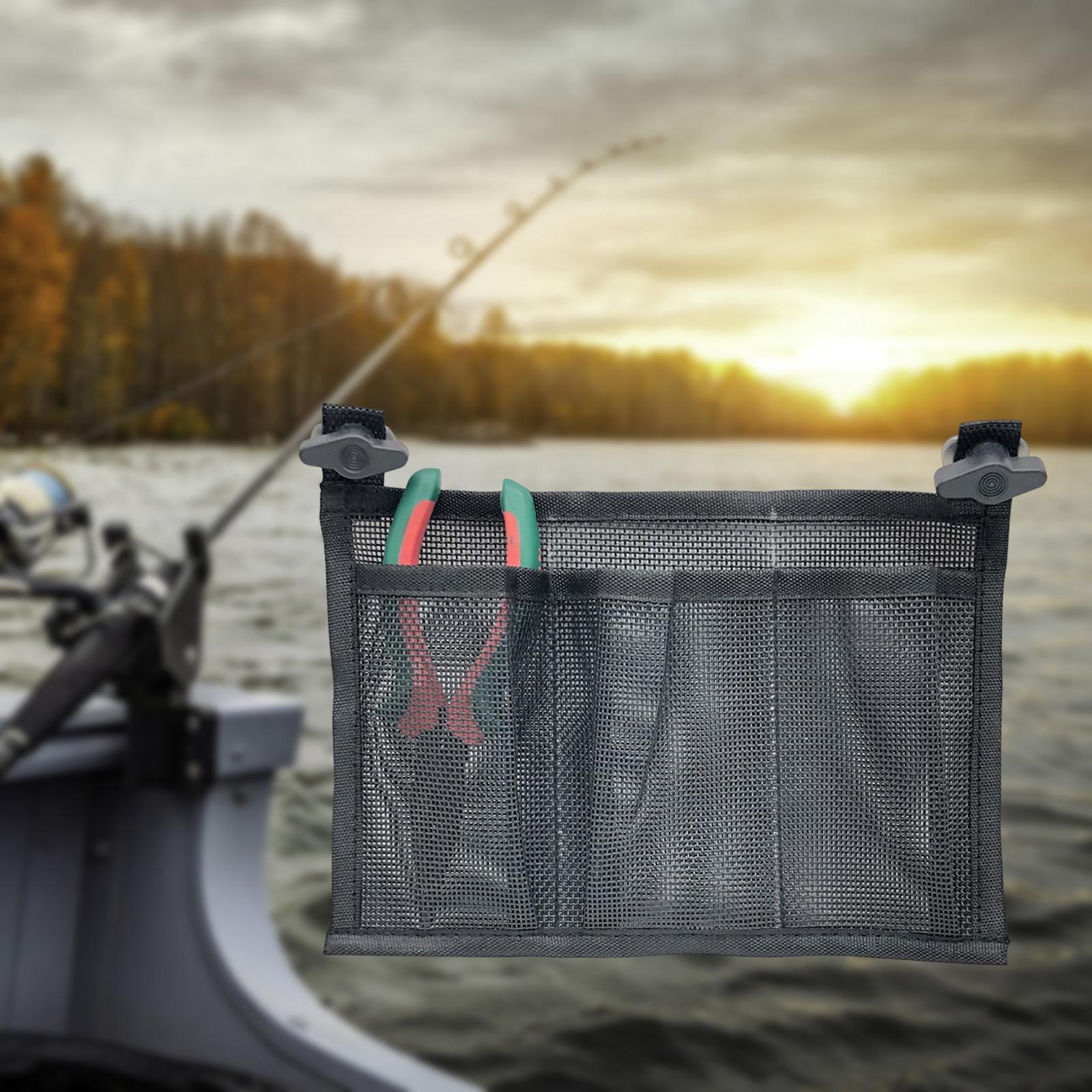 Axioma 2x Nylon Mesh Pouch, Drawstring Bags for Travel, Camping Hammock, Kayak, Fishng Boat Tools Tackles Gear Storage Accessories