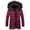 Red, variant on Vedolay Warm Winter Coats Hooded Thickened Long Jacket Winter Warm Parka Coat Green,M
