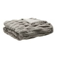 thumbnail image 4 of Home Essence Luxury Ruched Fur Throw, 4 of 4