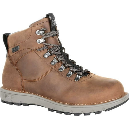 

Men s Rocky Legacy 32 Outdoor Waterproof Boot Light Brown Full Grain Leather 10 M