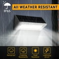 thumbnail image 3 of Lámpara solar al aire libre IP65 Luz de punto solar inalámbrica impermeable 4500mAh, 46 LED Luz de inundación solar al aire libre para jardín JAMW Sencillez, 3 of 5