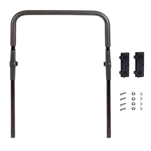 Foldable Folding Cart Push Handle Wagon Cart Equipment Black Lightweight Extendable Cart Trolley Handle Accessories For Camping