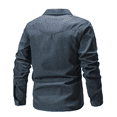 thumbnail image 6 of Fexilor Men's Flannel Lined Jacket, Plaid Brushed Lining, Cowboy Western Twill Outdoor Shirt Jacket, 6 of 7
