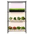 thumbnail image 1 of VEVOR Plant Shelf with Grow Light, 4-Tier Indoor Plant Stand, 59in Tall Plants Display Rack, 90W 3-Color Full Spectrum Grow Lights, 1 of 9