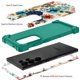 thumbnail image 5 of Funda Hocase para Samsung Galaxy S24 Ultra 6.8 2024 con flores de color verde azulado, 5 of 8