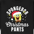 thumbnail image 3 of SpongeBob SquarePants - Christmas Pants - Men's Crew Neck Fleece Pullover, 3 of 6