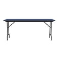 thumbnail image 2 of Correll Deluxe High Pressure Top Folding Table 24x60" RECTANGULAR BLUE, BLACK, 2 of 4