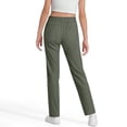 thumbnail image 4 of Kiijoy Girls School Uniform Pull-On Stretch Twill Pants with Pockets, Sizes 14-15, 4 of 4