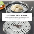thumbnail image 2 of SUTENGDA Stainless Steel Steamer Tray Food Steamer Rack Pot Steamer Insert Plate for Kitchen Food Steaming Rack, 2 of 6