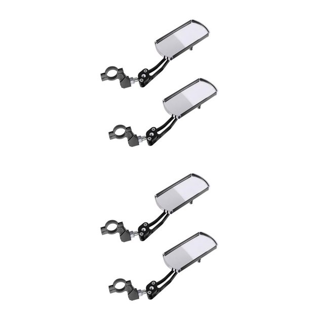 Soidarity Espejo retrovisor de aleación de aluminio para bicicleta, espejo trasero giratorio de 360 grados para bicicleta Type1 NO1
