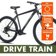 Ozark Trail 27.5 M.1 Vibe Mountain Bicycle, Large Frame, Fits Riders 59 - 62+, Black, Adult, Unisex