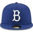 thumbnail image 2 of Men's New Era Royal Brooklyn Dodgers Cooperstown Collection Wool 59FIFTY Fitted Hat, 2 of 6