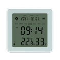 thumbnail image 2 of Wosthever Sensor de temperatura Tuya Zigbee, higrómetro Digital LCD para interiores, alta precisión, Control de voz para habitación del hogar, Termómetros, 2 of 6
