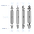 thumbnail image 2 of Scienceny Juego de brocas extractoras de tornillos dañados, 4 Uds., Extractor de tornillos rotos, herramientas de demolición fáciles de sacar Artesanía TYPE1 Scienceny JJ3168-00B, 2 of 6