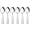 DESING 03, variant on diollo Stainless Steel Dinner Fork - Lucas, 6 Pieces