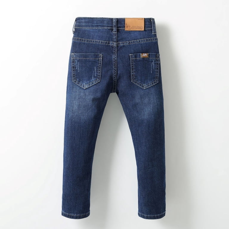 Gamivast Boys Baggy Jeans Elastic Waist Y2K Jeans with Pockets
