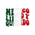 thumbnail image 2 of Playera Blusa con Impresion Mexico Lindo y Querido Septiembre Mes Patrio Fiestas Patrias Color Blanco Talla Chica Marca Emil SaEs, 2 of 4