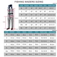 thumbnail image 4 of Breathable Zip-Front Chest Fishing Waders Waterproof Zippered Stockingfoot Waders Welded Seams Upstream Wading Gear for Hunting GRAY XL, 4 of 6