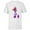 White, variant on Disney Minnie Mouse Silhouette Cosmic Tie Dye - Short Sleeve T-Shirt for Kids - Customized-White