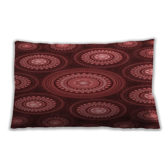 Ahgly Company Outdoor Rectangular Contemporary Lumbar Throw Pillow, 13 inch by 19 inch