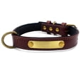 thumbnail image 1 of Collar de perro de cuero resistente para perros pequeños, medianos, grandes y extra grandes., 1 of 5