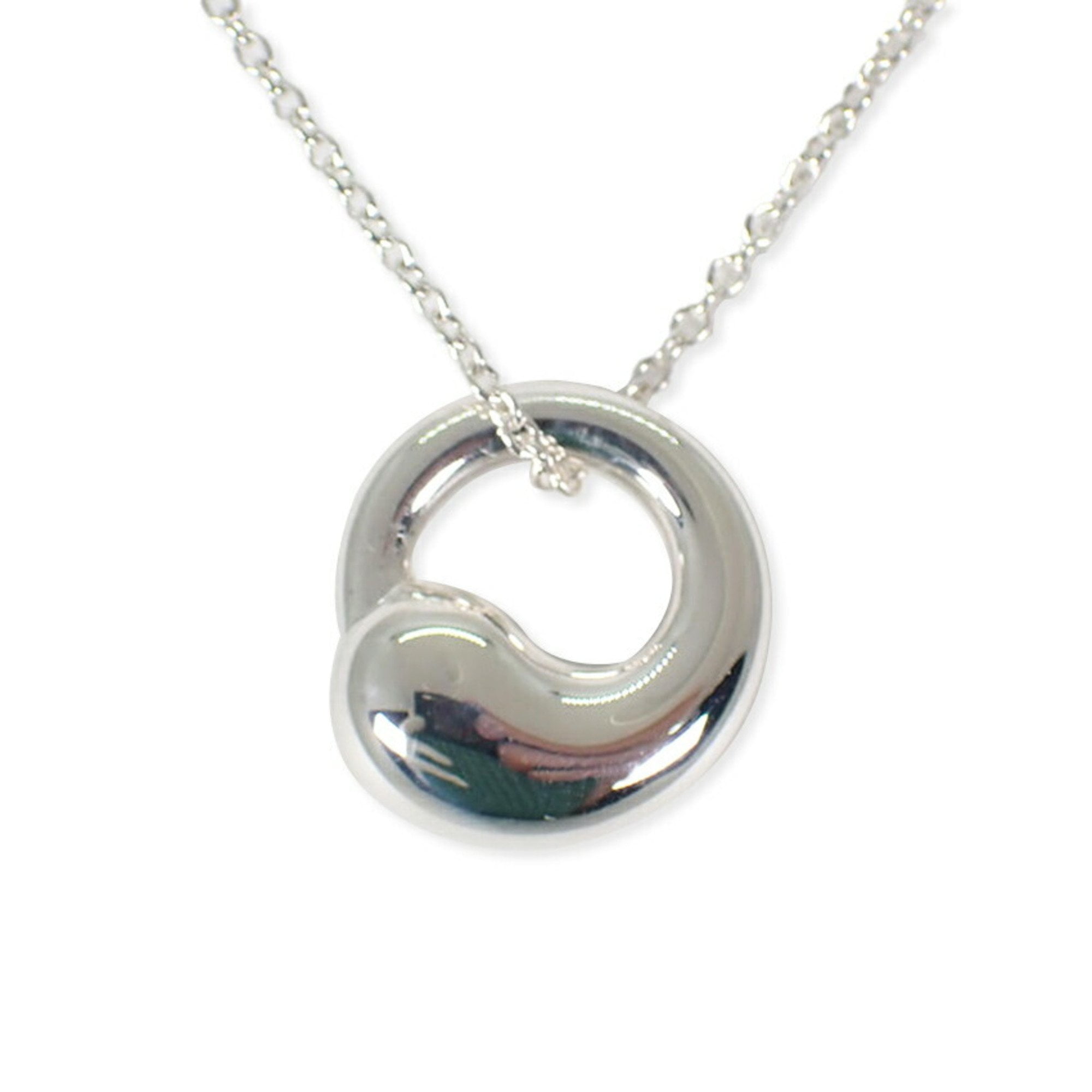 TIFFANY & CO. Pre-Owned TIFFANY Tiffany 925 Eternal Circle Pendant Necklace (Good)